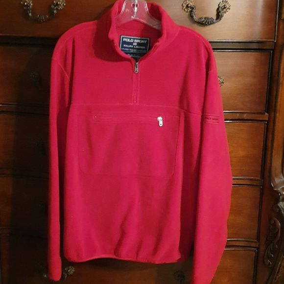 Men's Vtg 90s Polo Sports Fleece Pullover sz L - Picture 1 of 4